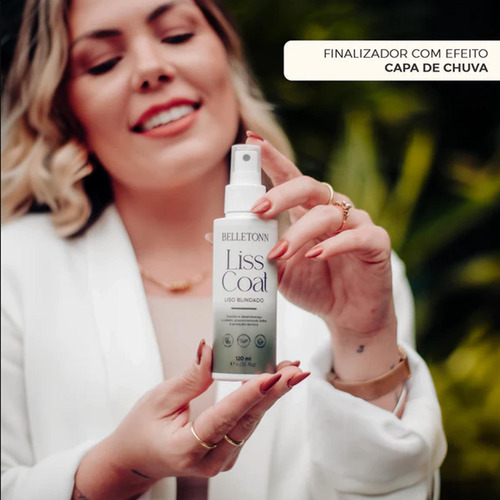 Liss Coat Finalizador Capilar Efeito Liso Blindado Antifrizz
