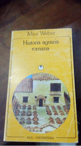 Libro Historia Agraria Romana