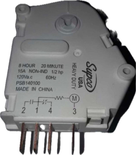 Timer Defrost 110 Volts Heladera General Electric Usa