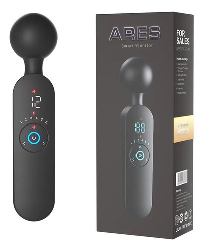 Vibrador Ares Consolador Térmico 6 Velocidades Juguete Sexsl