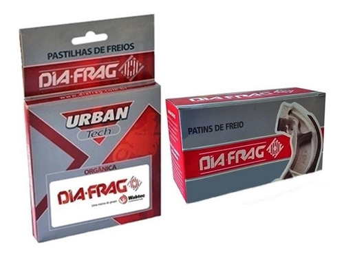 Pastilha De Freio Dianteira + Lona Traseira Twister Cbx 250