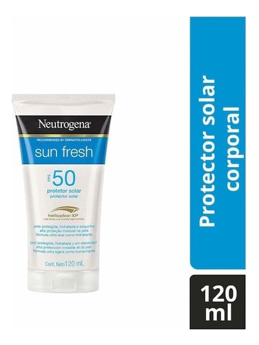 Neutrogena protector solar sun fresh Fps50 120ml