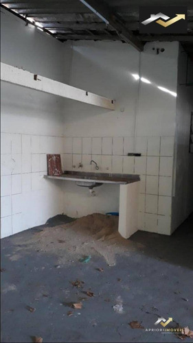 Salão Para Alugar, 400 M² Por R$ 6.500,00/mês - Jardim - Santo André/sp - Sl0157