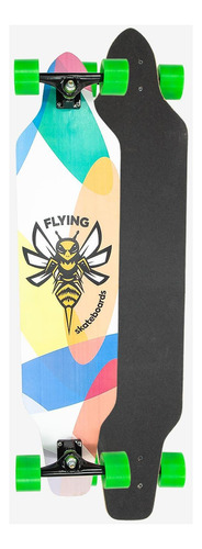 Skate Long Flying 22,5x90cm - Shape Marfim/eucalipto