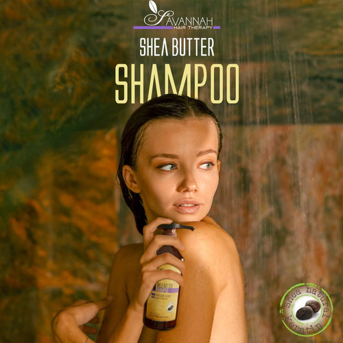 Shampoo De Terapia Capilar Savannah Com Manteiga De Karité E