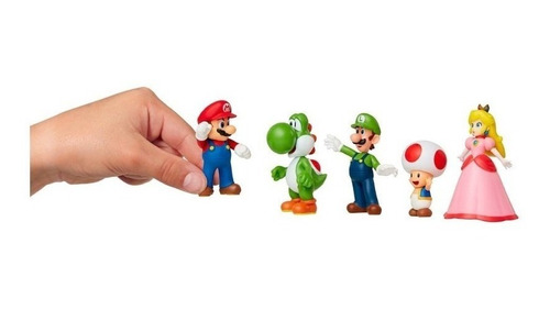 Multipack Super Mario Bros Y Sus Amigos 2.5 Pulgadas