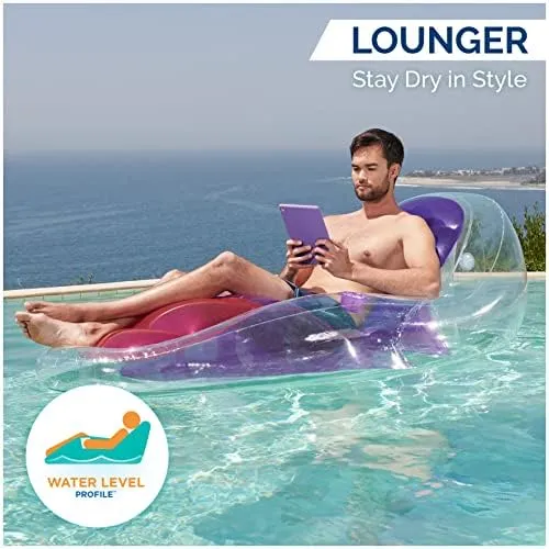 Swimways Dry Float Lounger Pool Float, Silla Reclinable Para