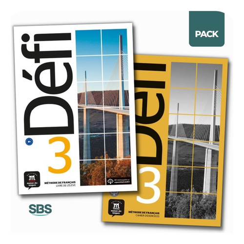 Defi 3 B1 - Livre + Cahier D'activites - Pack 2 Libros