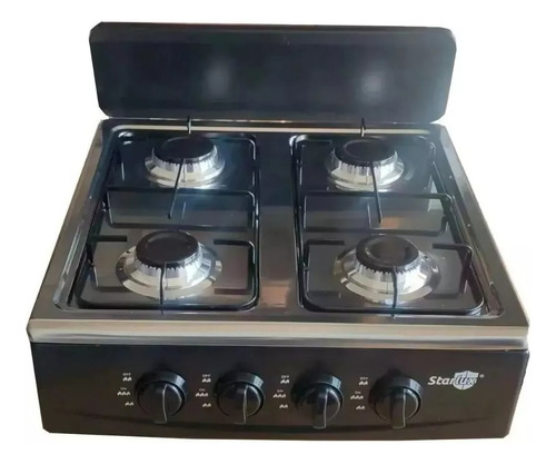 Cocina A Gas Encimera 4 Platos 4 Quemadores Portátil Hogar 