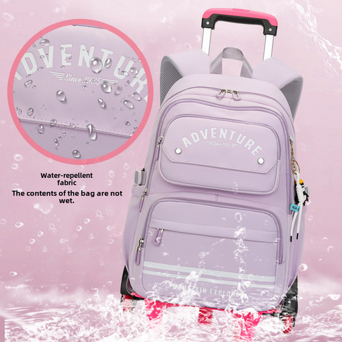 Mochila Con Ruedas Para Niñas Con Escalera Desmontable De Gr