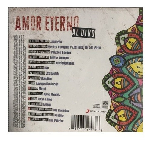 Amor Eterno Al Divo: Tributo De Rock | Cd Música Colección