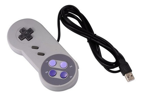 Imagen 2 de 3 de Control Snes C/cable Usb Para Pc/mac