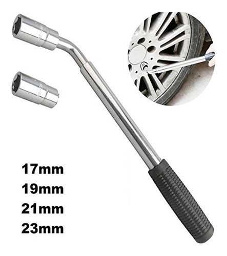 Llave Tipo L Rueda De Autos Extensible 17 19 21 23 Mm Telesc