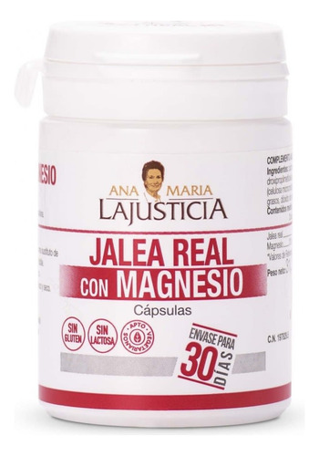 Jalea Real Con Magnesio 60 Cápsulas