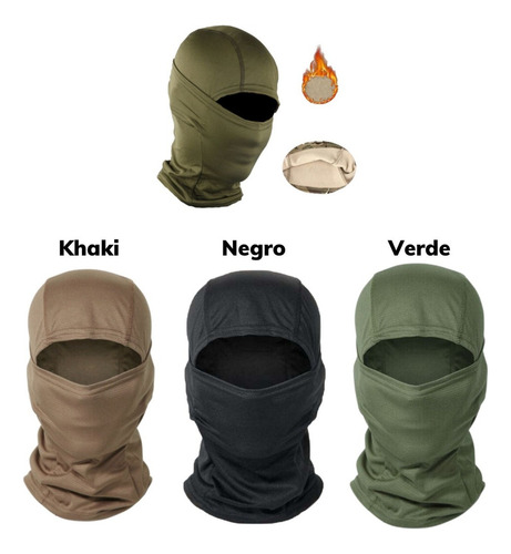 Balaclava Pasamontaña Térmico Lana Grueso
