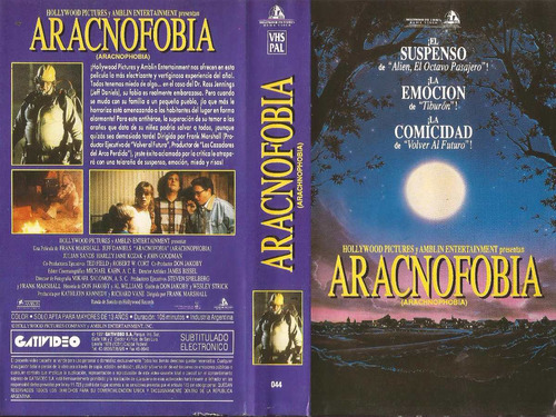 Aracnofobia Vhs Julian Sands John Goodman Terror 1990