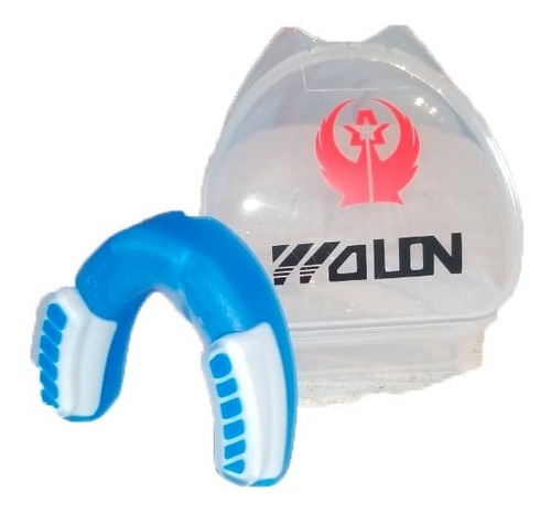 Imagen 2 de 2 de Protector Bucal Deportivo Boxeo Rugby Kick Wolon
