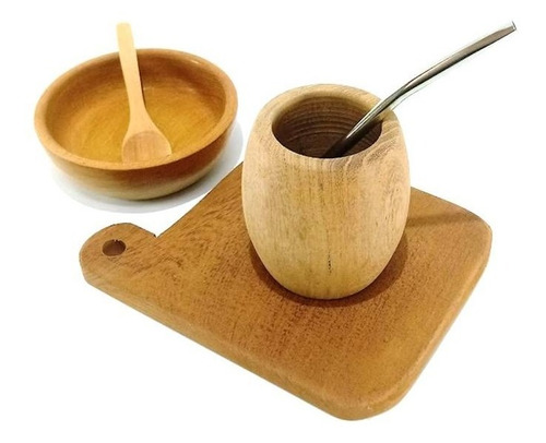 Imagen 2 de 4 de Set De Mate Cazuela Y Tabla