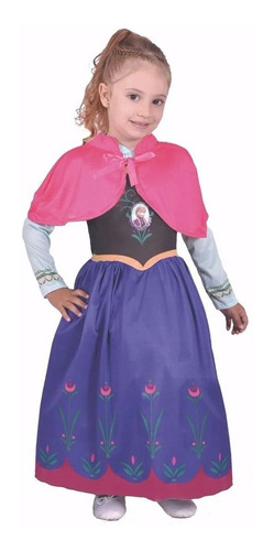 Imagen 2 de 4 de Frozen Disfraz Anna Talle 1 New Toys