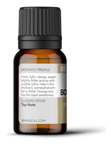 Óleo Essencial Bms Grapefruit White - Toranja Branca - 10ml