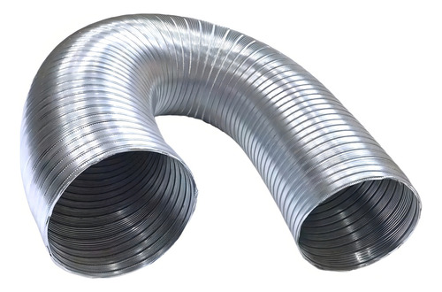 Manguera flexible para conductos con capucha, 150 mm, aluminio, 2,5 m