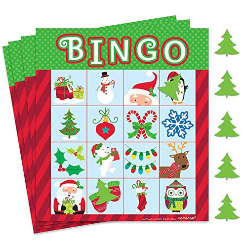 Divertido Juego De Bingo Navideño | Favor De Fiesta