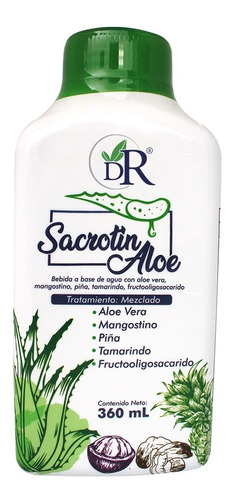 Sacrotin Aloe + Antiácido 360ml - mL a $94