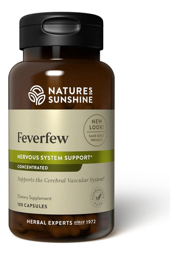 Natures Sunshine Feverfew 100caps