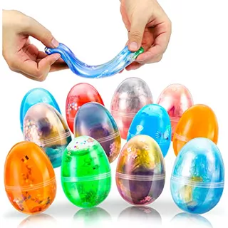 12 Huevos De Slime De Cristal, Regalos De Fiesta De Sli...