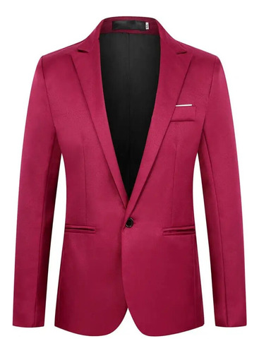 Blazer Con Solapa Para Hombre, Boda, Formal, De Negocios