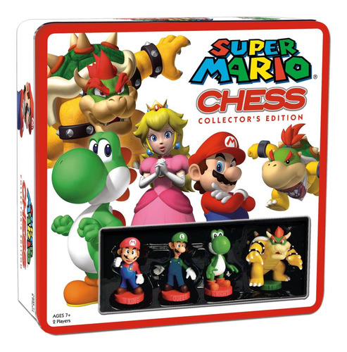 Juego De Ajedrez Super Mario 32 Piezas Edición Coleccionable