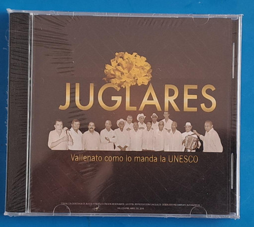 Juglares - Vallenato Como Lo Manda La Unesco - Cd Variado