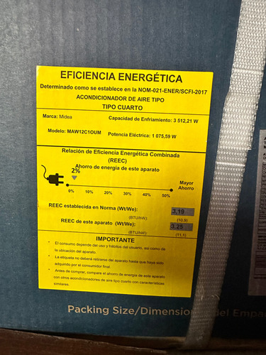 Aire Acondicionado Midea Blanco