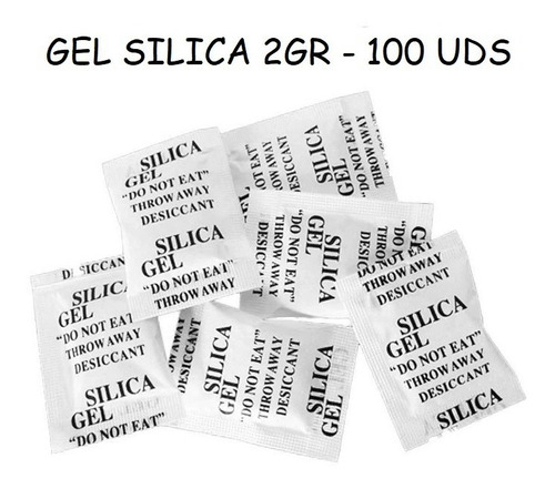 Gel Silica De 100 Uds De 2 Gr Silica Gel