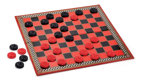 Imagen 3 de 3 de Juego de mesa Damas Green box Ruibal 2051