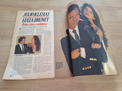 Revista Manchete 1839 Luiza Brunet Júlio Iglesias (Usado)