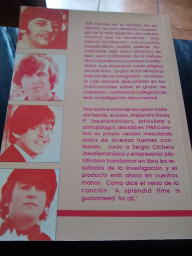 Libro Mil Fechas En La Historia De Los Beatles A Flor(236