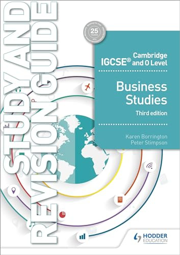 Libro Cambridge Igcse And O Level Business Studies Study De