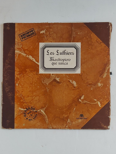 Vinilo Les Luthiers - Mastropiero Que Nunca - Vol. 5