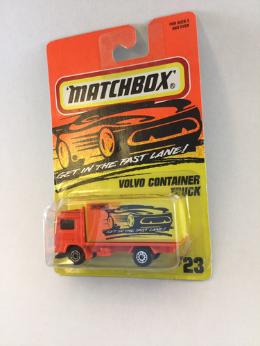 Matchbox Volvo Container Truck 1996#23 Caminhão 1702167