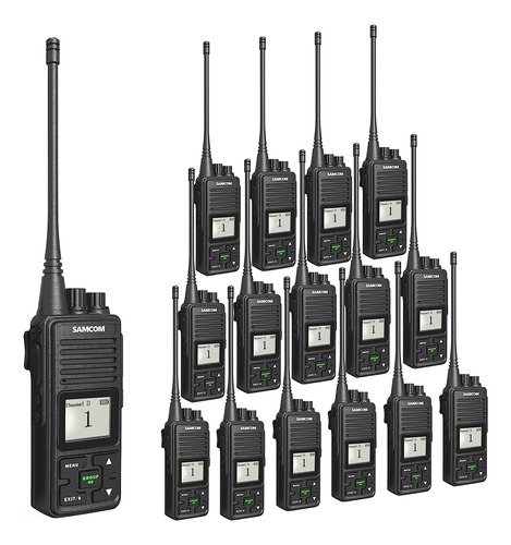 Samcom Fpcn10a Radios Dos Vías De Largo Alcance Recargable, 