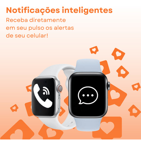 Relógio Golden I8 Smartwatch Bluetooth NFC Notificações Chamadas Atividade Física Passos Pressão Arterial Batimentos Coração Esportivo Pulseira Inteligente Masculino