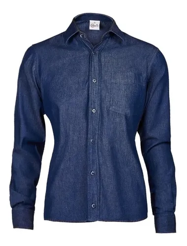 Blusas sociais cheap jeans