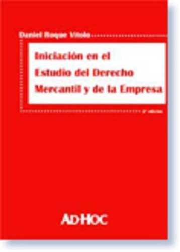 Iniciación En El Estudio Del Derecho Mercantil Y De - Vitolo