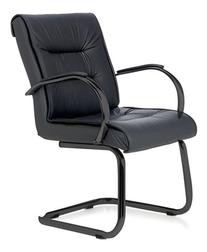 Sillón Ejecutivo Modelo Trento 500 V Trineo Base Negra