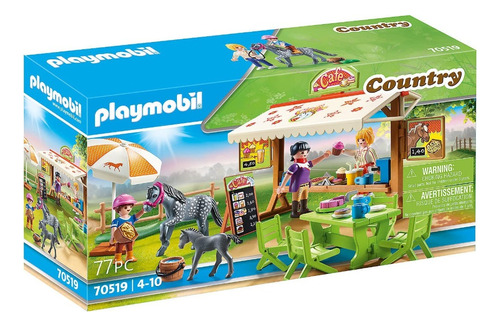 Playmobil Cafeteria Con Poni Caballos + Acces Country 70519