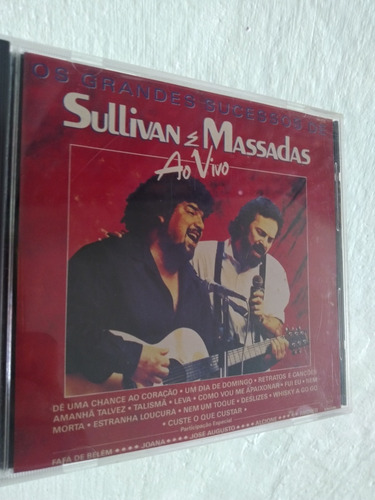 Cd Michael Sullivan E Paulo Massadas Ao Vivo( Frete Incluso)