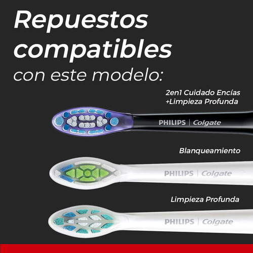 Cepillo De Dientes Eléctrico Philips Colgate Sonicpro 35