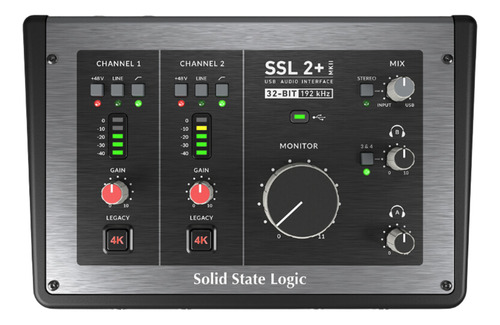 Interface Áudio Ssl2+ Mkii Profissional 2 Entradas/4 Saídas