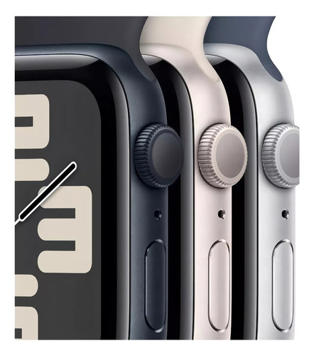 Apple Watch Se 2 40mm Gps Caja De Aluminio Color Medianoche